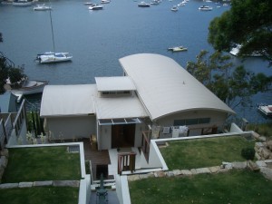 2a - GumLeaf Colorbond Installed on a Waterfront Home - BEFORE